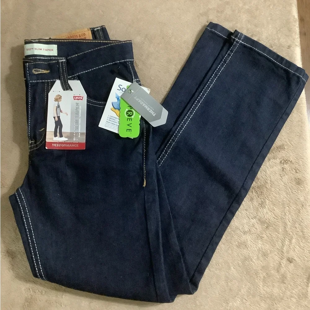 NWT LEVI’S 512 Boys Slim Taper Stretch‎ Jeans